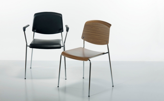 Pause Chairs - Walnut and Leather